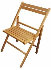 Klapstoel bistro hout
