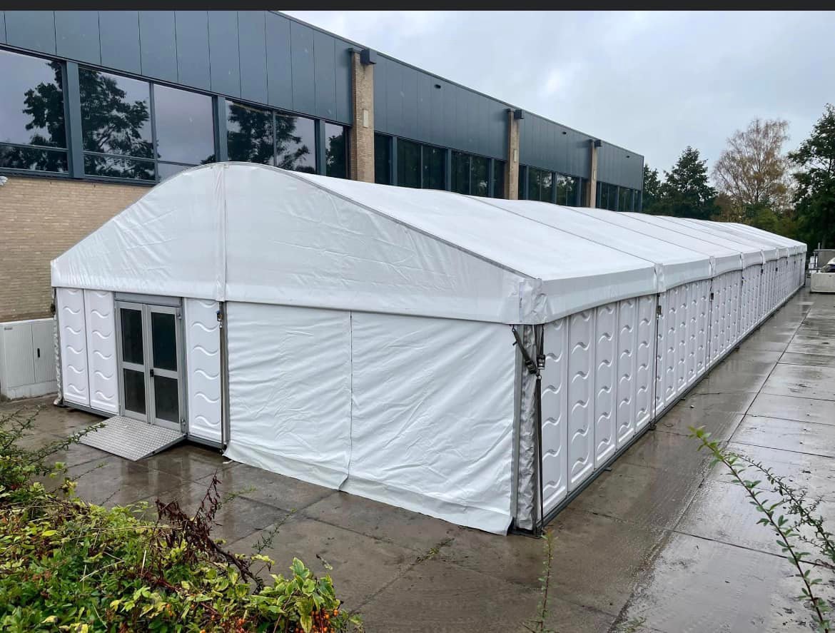 Aluhal in diverse afmetingen mogelijk