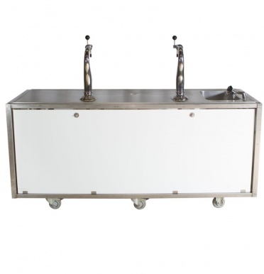 Tapinstallatie 2 kranen + spoelbuffet